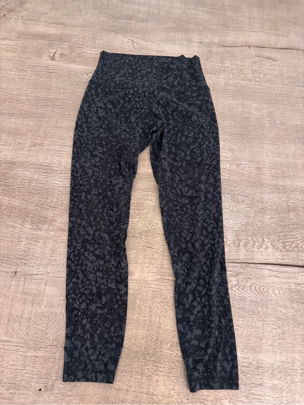 lululemon athletica Black Patterned Women's Leggings